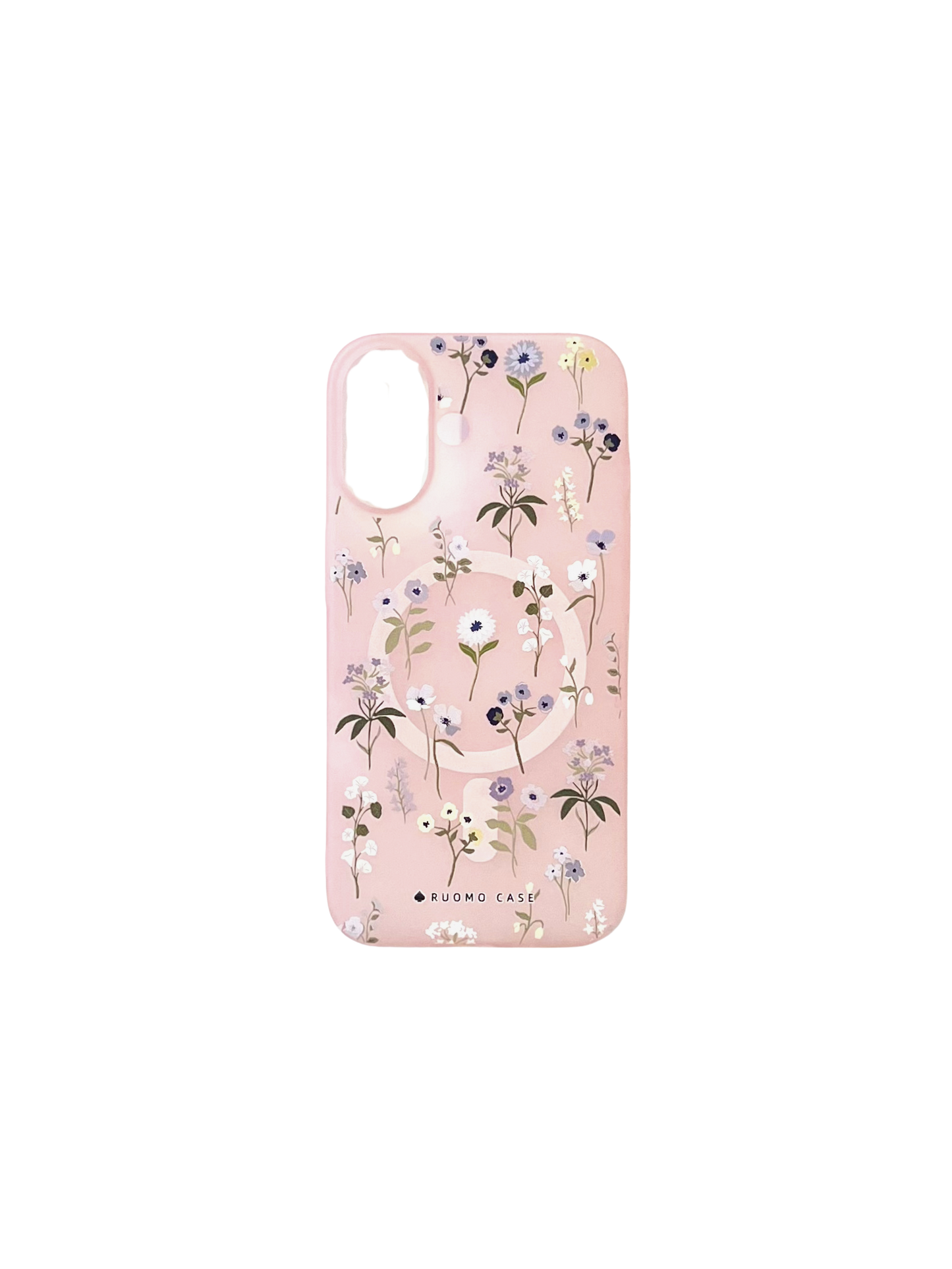 Pink Floral Case For iPhone 16