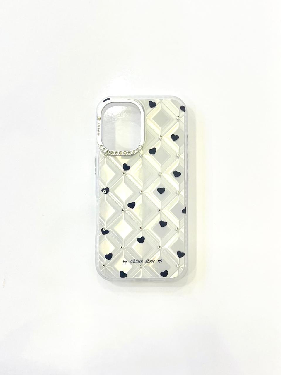 Black Hearts iPhone 16