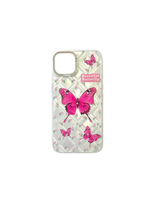 Pink Butterfly  iPhone 13